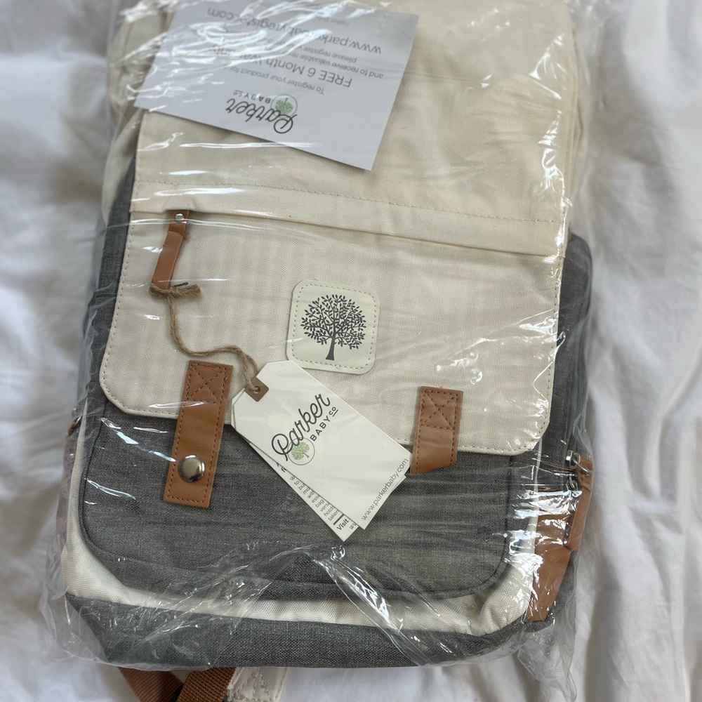 NWT PARKER BABY CO BIRCH BAG - DIAPER BACKPACK